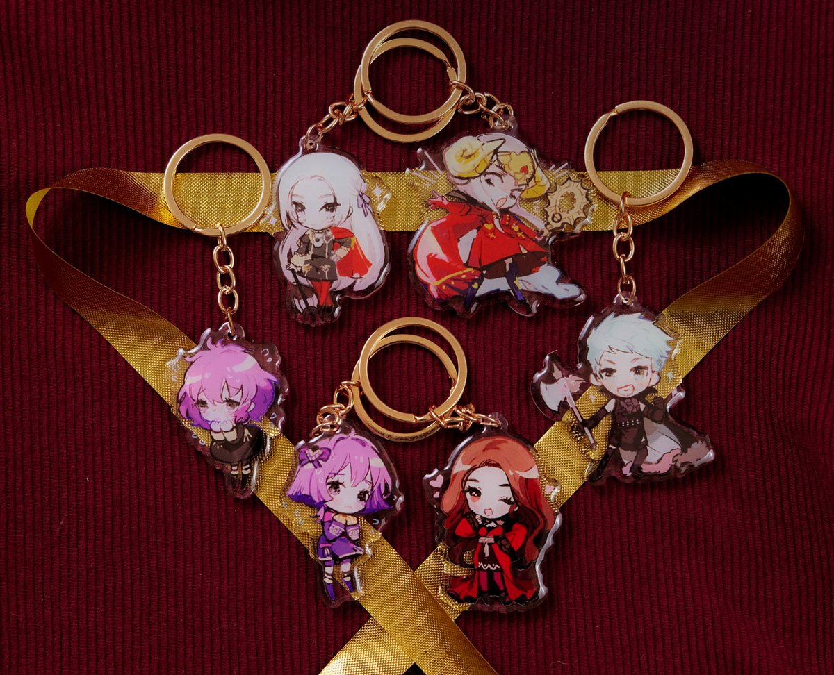 Image of Fire Emblem 3 Heroes Charms - Black Eagles