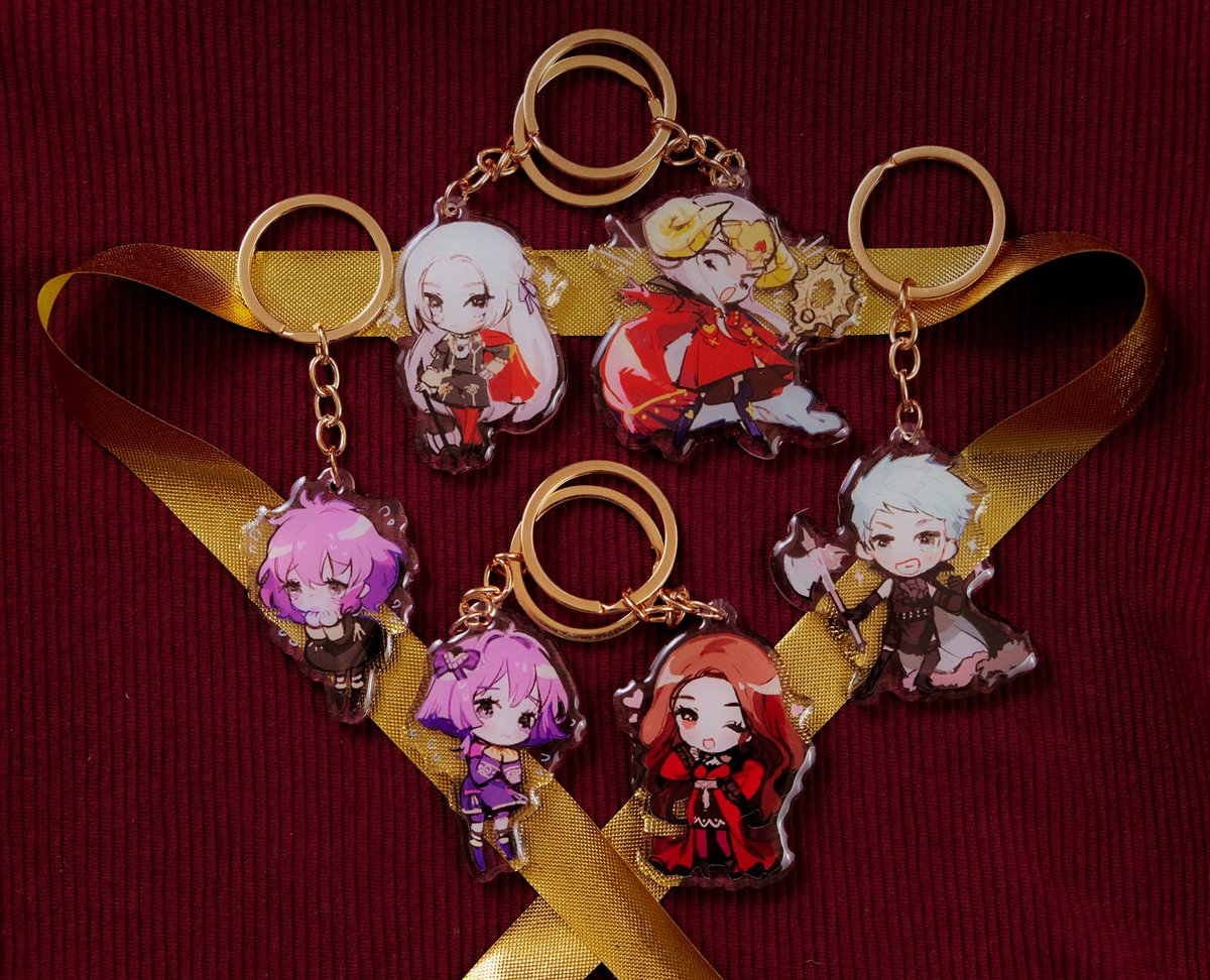 Image of  Fire Emblem 3 Heroes Charms - Black Eagles