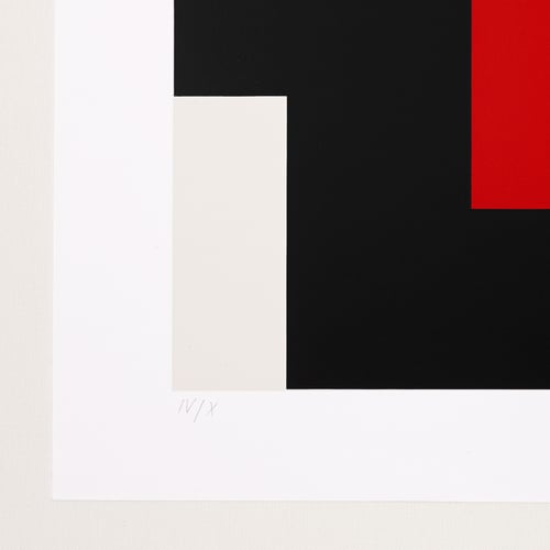 Image of Jo Niemeyer, Untitled, IV / X, black / red