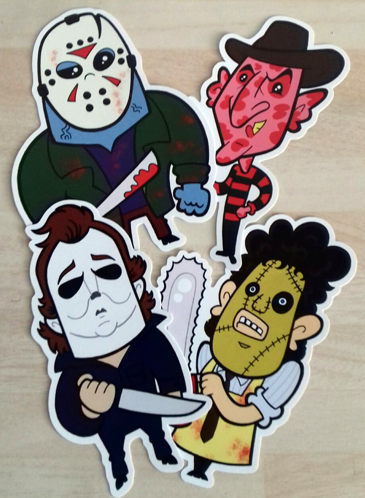 Image of Horror Sticker Pack.