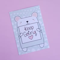 Image 1 of Keep Going : Illustrated Postcard