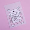 You've Totally Got This : Illustrated Postcard