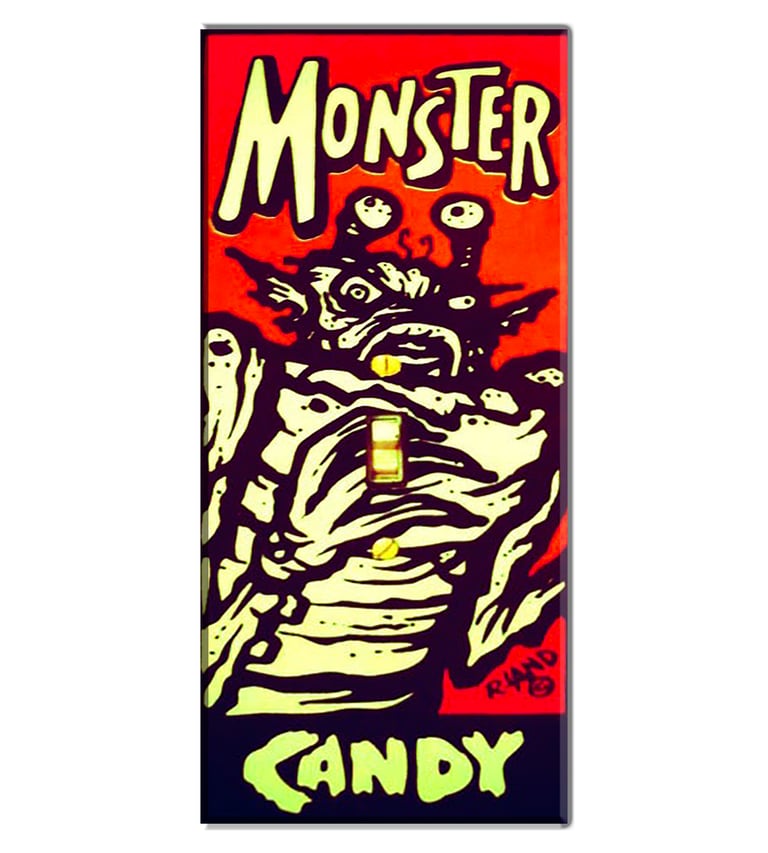 Old School Monster Candy Switchplate