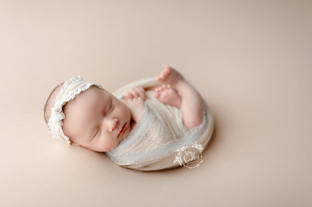 Image of Erin cashmere feel beanbag backdrop (Taupe color)