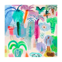 Image 1 of Palm Grove Garden Giclee Print