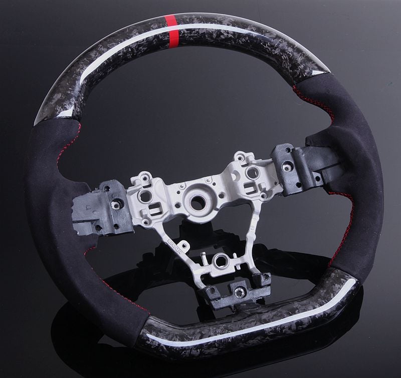 wrx carbon fiber steering wheel