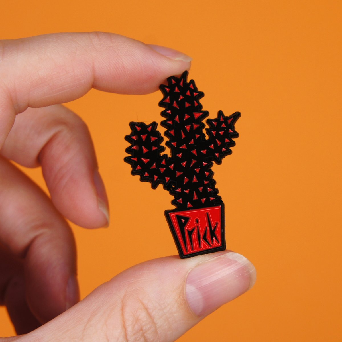 Prick Enamel Pin