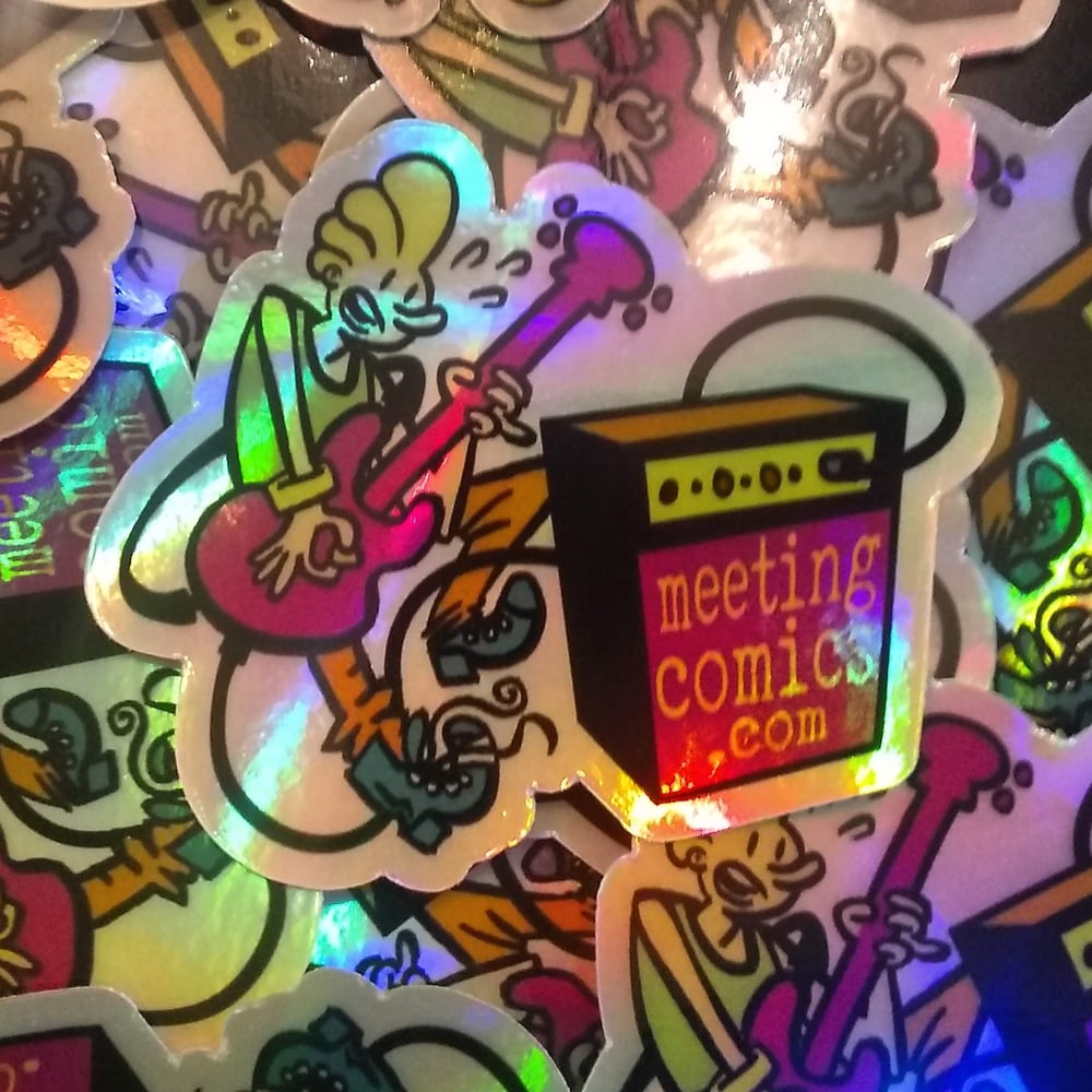Image of Meeting Comics Kevin Holofoil Sticker