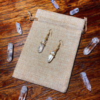 Image 1 of Jedi Rogue Kyber Earrings in White