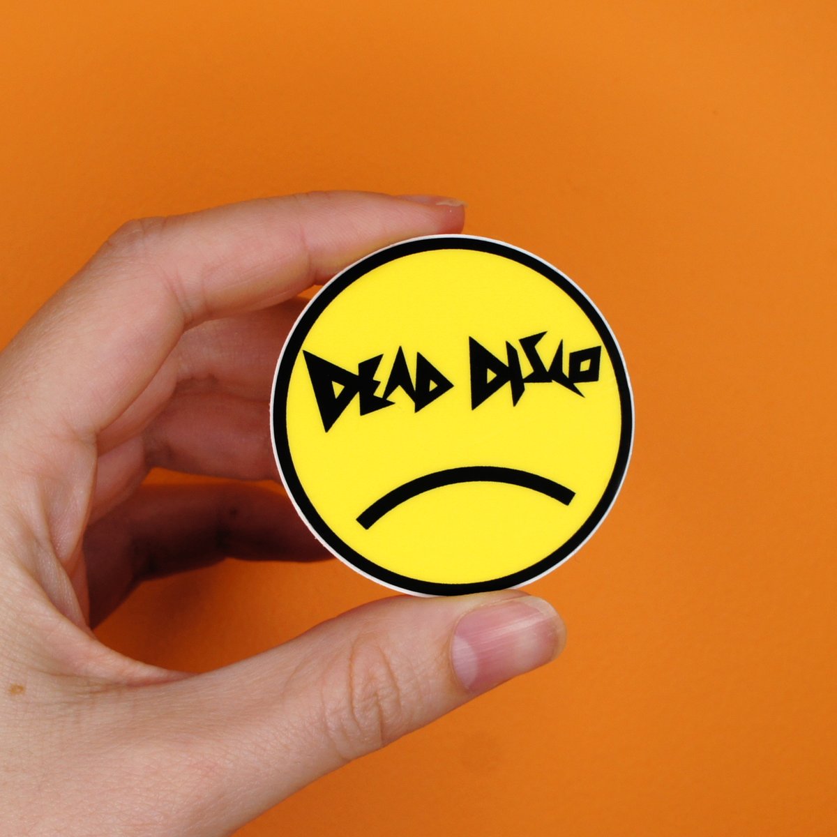 Dead Disco Smiley Sticker