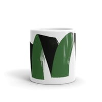 Image 1 of Green and Black Brushtroke Mug