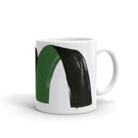 Image 3 of Green and Black Brushtroke Mug