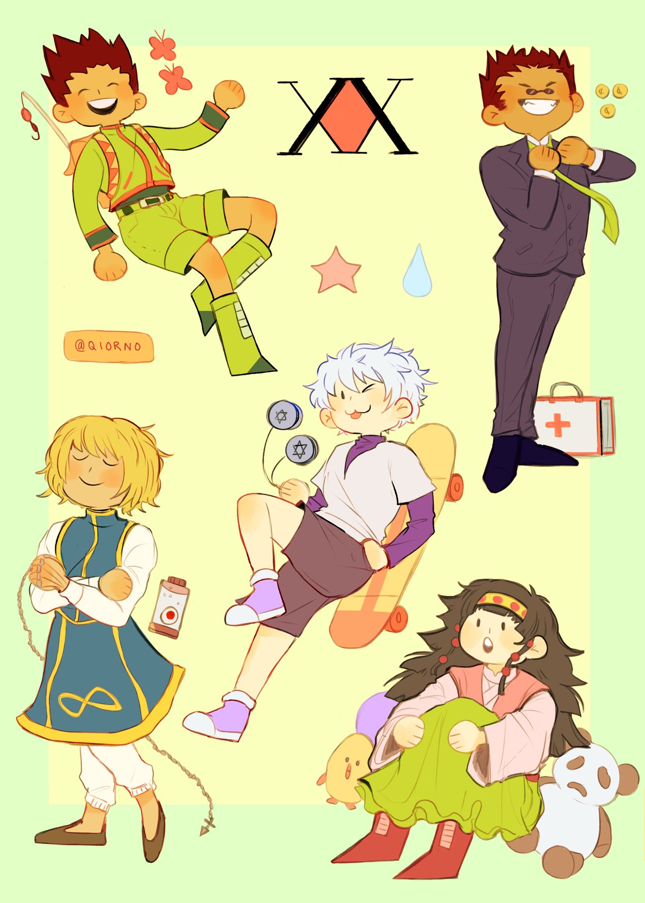 HXH Stickers qiorno