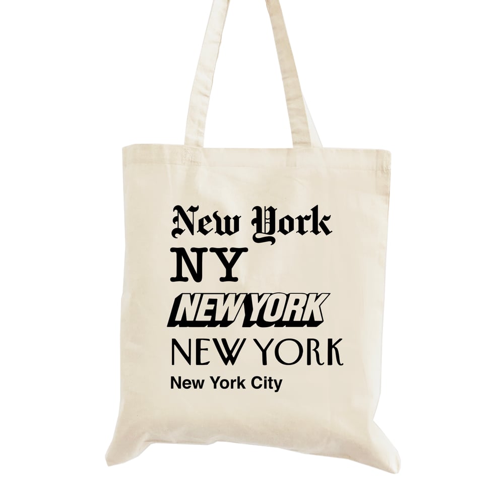 Image of New York, New York Wedding Welcome Tote Bag