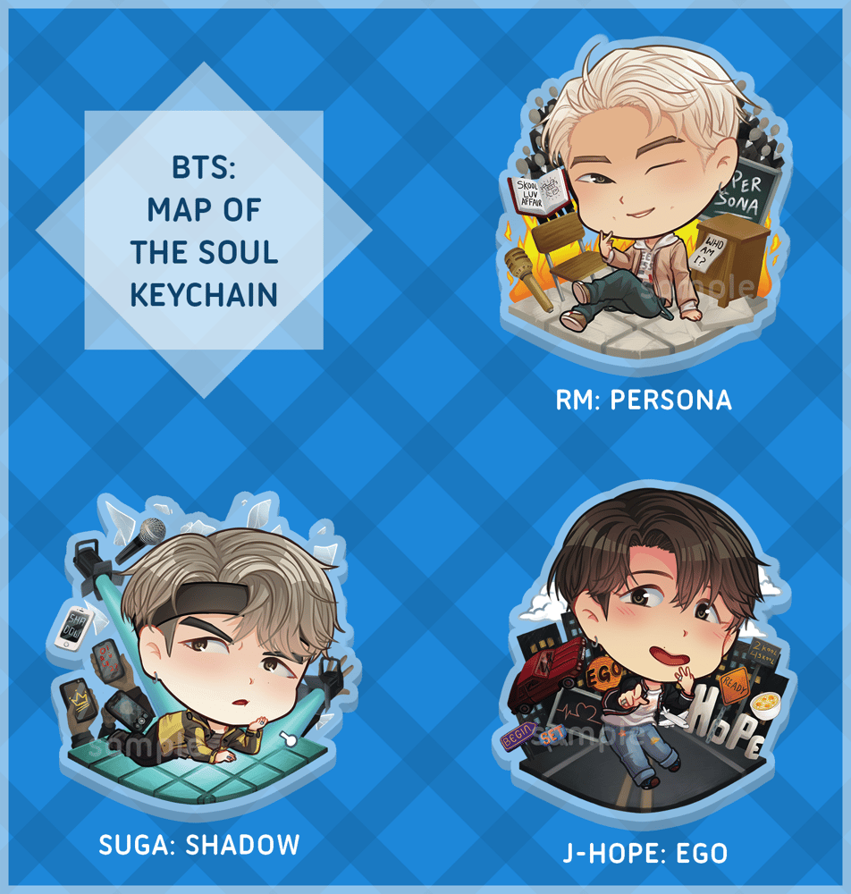 Image of BTS: MAP OF THE SOUL Acrylic Keychains