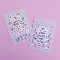 Image 1 of You've Totally Got This : Illustrated Diecut Vinyl Sticker