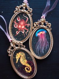 Image 4 of Original Framed Artwork Miniature Lion’s Mane Jellyfish 