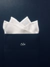 Ready to Wear Pre-Folded Linen Pocket Square - 4-Point (Weave)