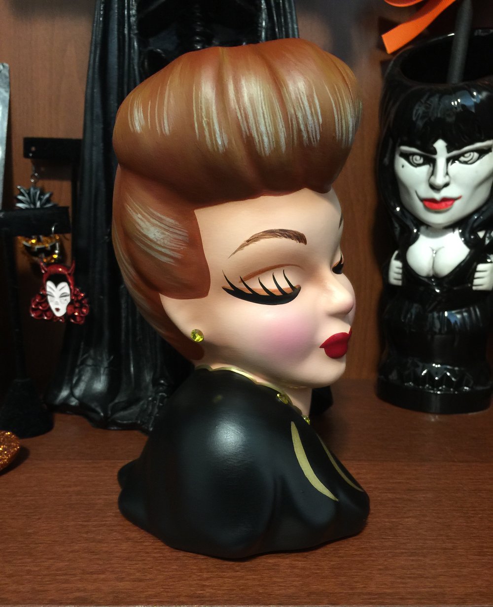 Glamour Lucy Revamped Vintage Head Vase