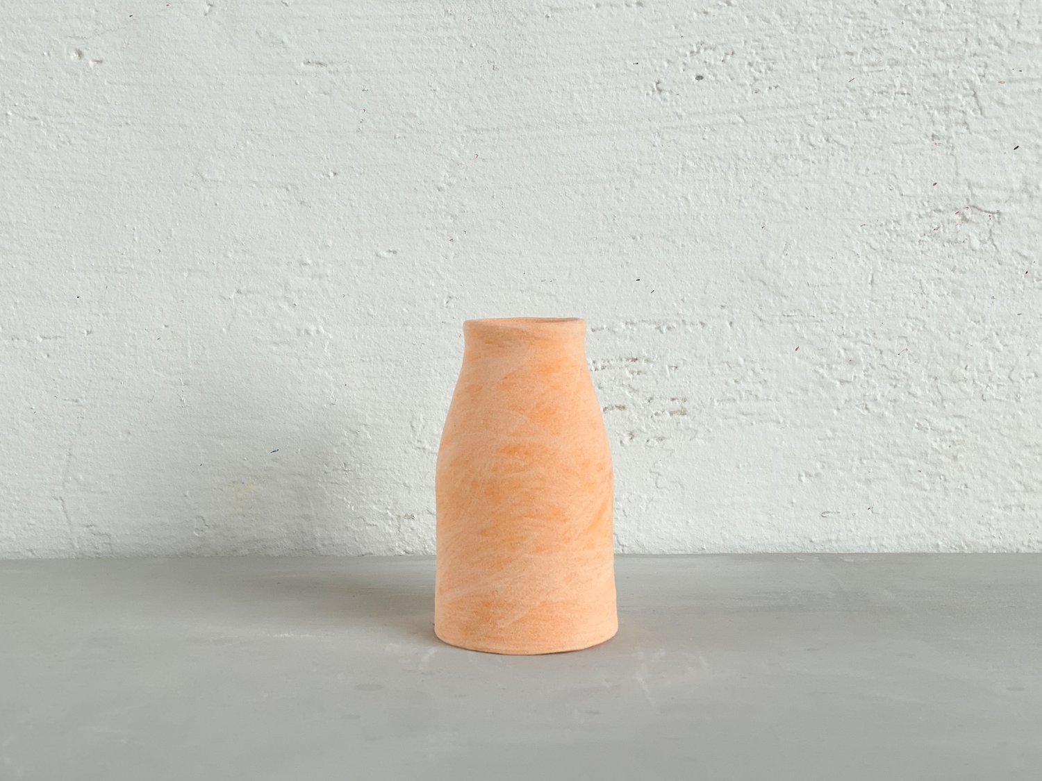 Image of Necco orange bud vase