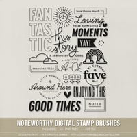 Noteworthy Stamp Brushes (Digital)