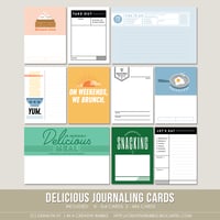 Image 1 of Delicious Journaling Cards (Digital)