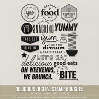 Delicious Stamp Brushes (Digital)