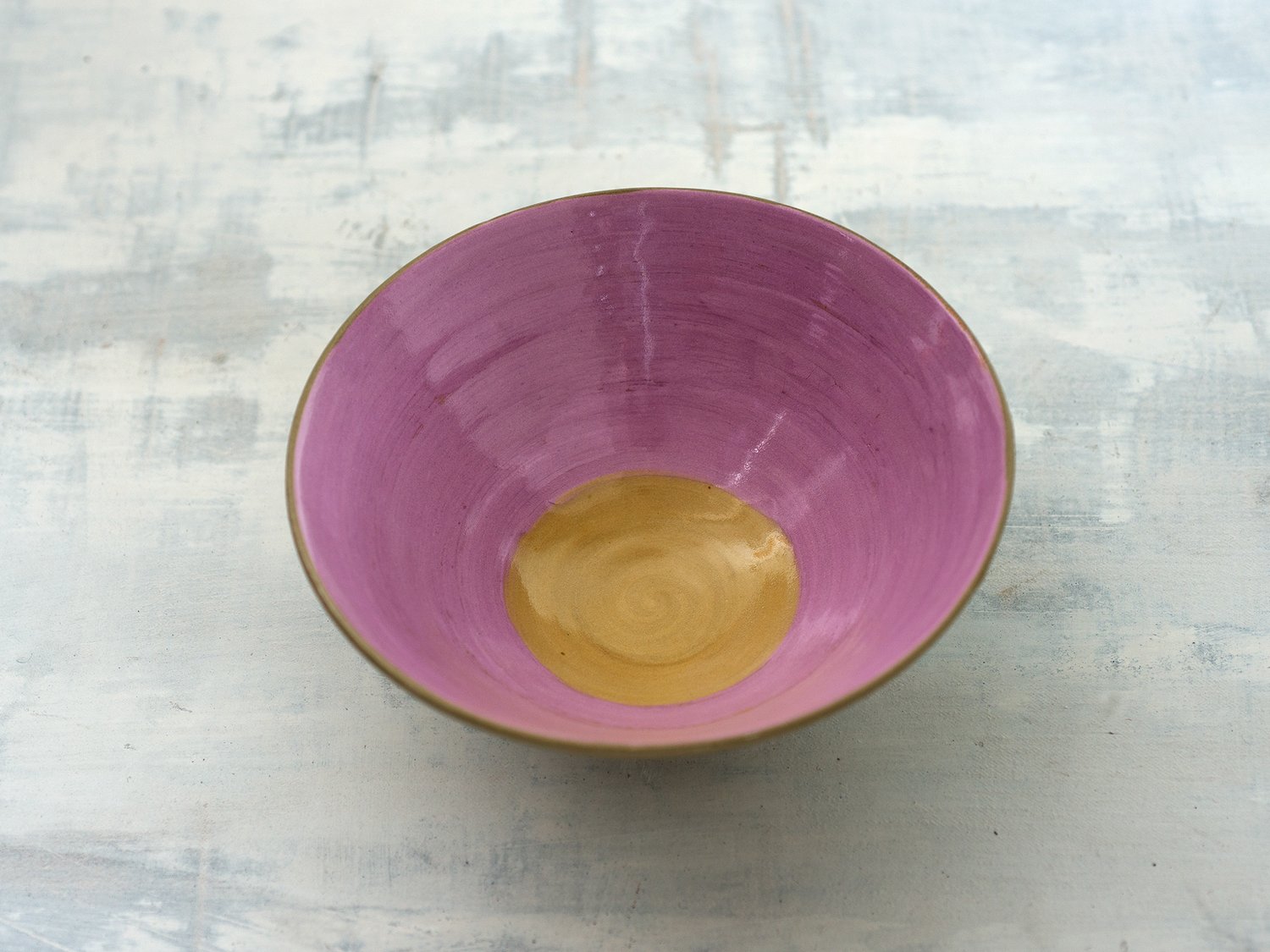 Image of Green, Violet & Gold Desert Bowl