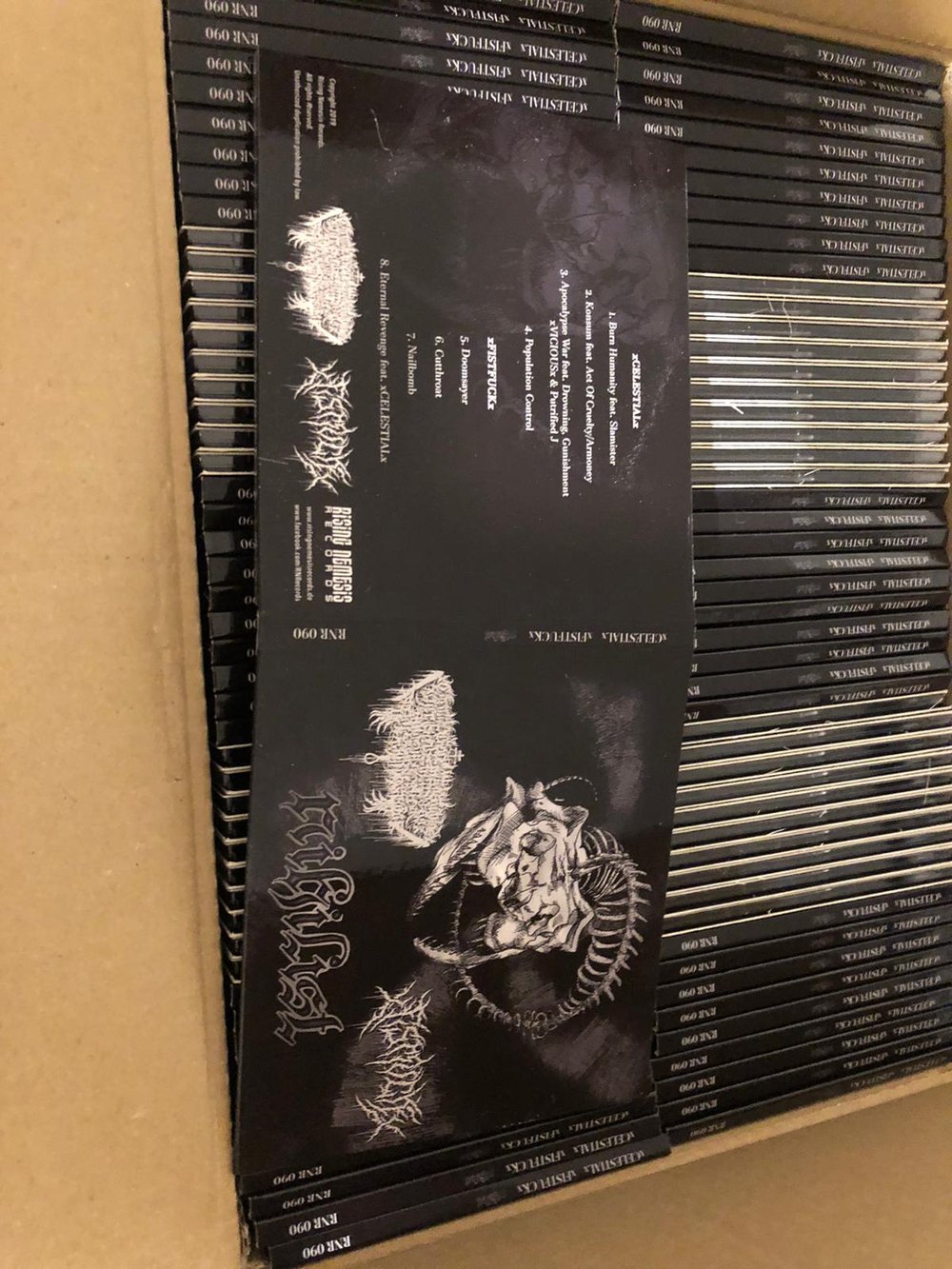 xCELESTIALx / xFISTFUCKx - Nihilist DigiPack CD