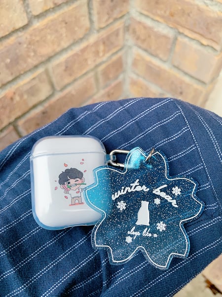 Image of Winter Bear Sakura Keyring