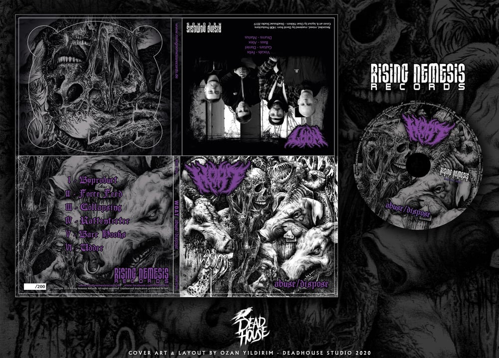 WOAT - abuse/dispose DigiPack CD [pre-order]