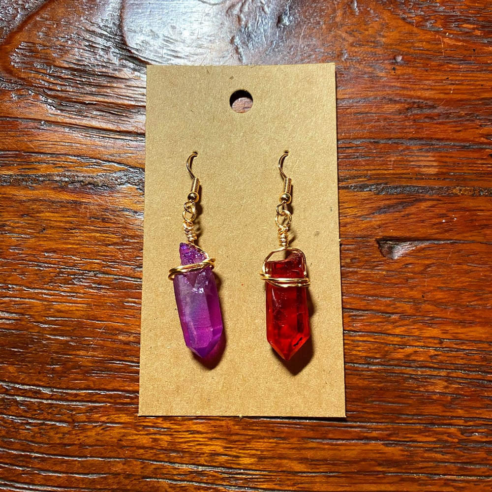 Darth Revan Kyber Earrings 