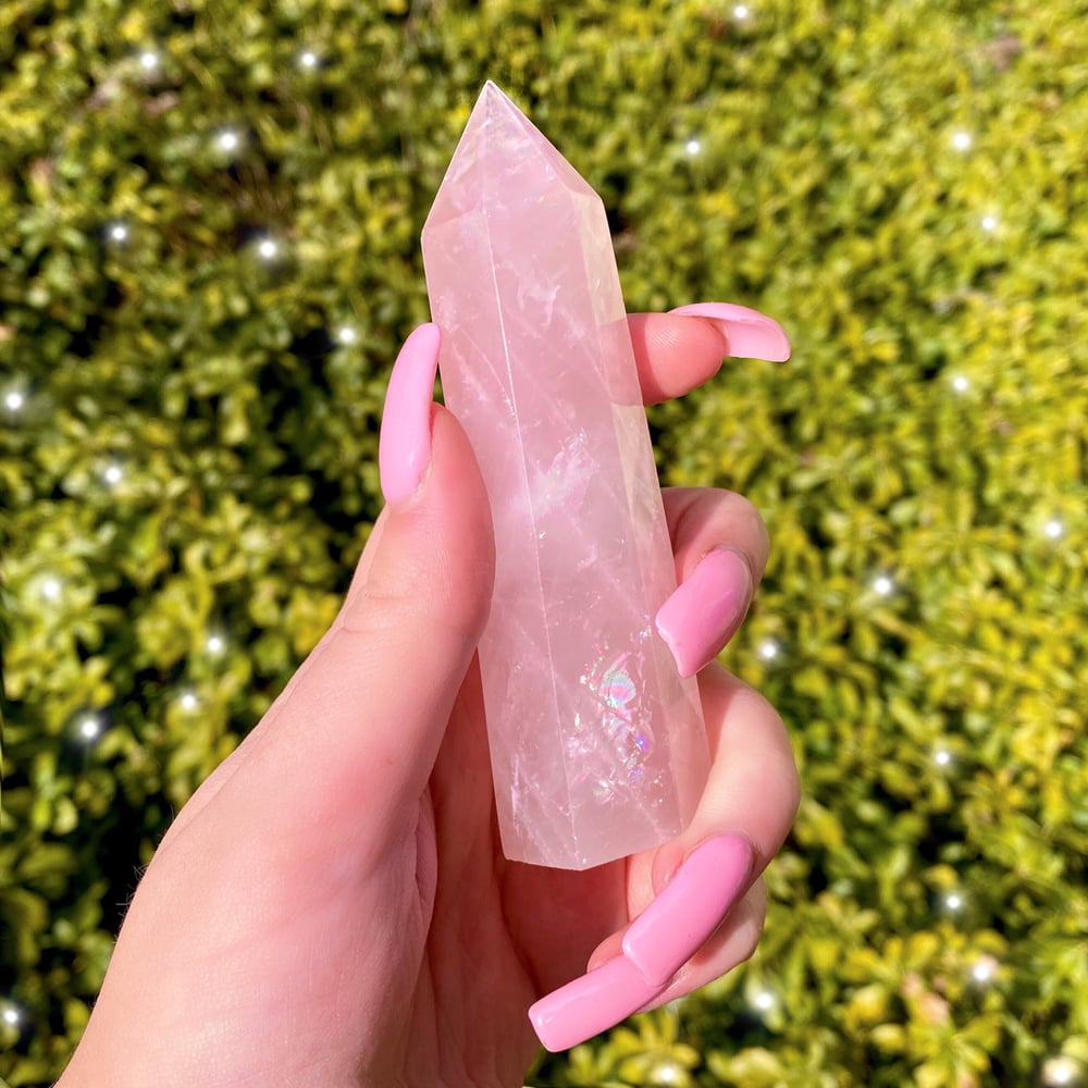 Image of Rose Quartz Polished Point