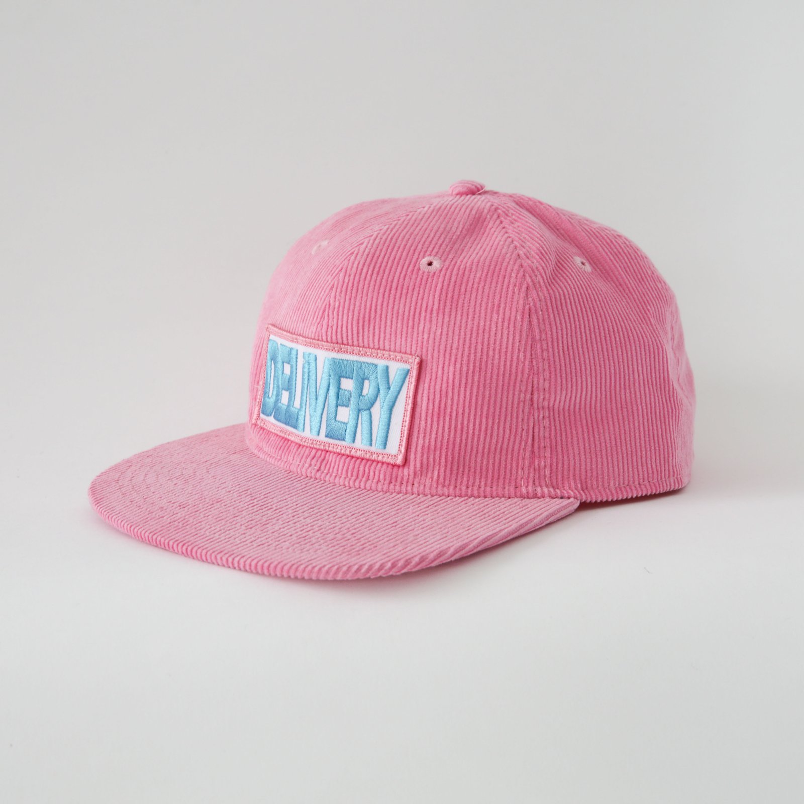 pink corduroy hat