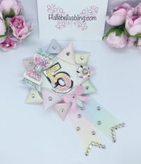 Image 3 of Pastel Rainbow Rosette