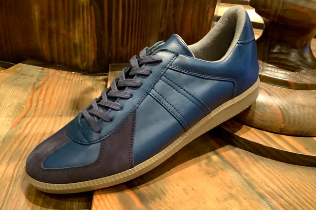 VEGANCRAFT original German Army Trainer sneaker shoes navy made in