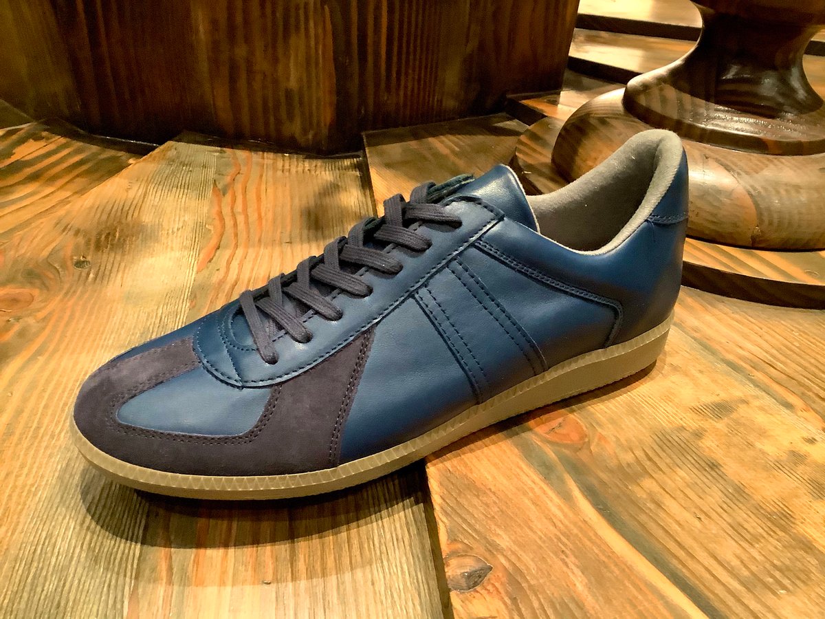 VEGANCRAFT original German Army Trainer sneaker shoes navy made in Slovakia