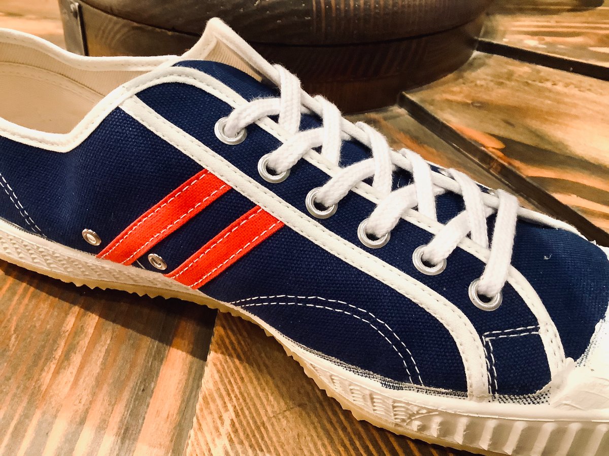 VEGANCRAFT Czechoslovakian lo top navy trainer shoes made in Slovakia ...