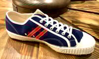 Image 3 of VEGANCRAFT Czechoslovakian lo top navy trainer shoes made in Slovakia 