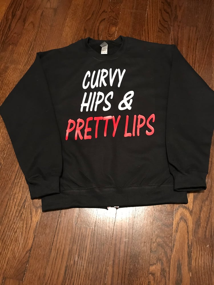 Image of “Curvy Hips” zippered sweatshirt