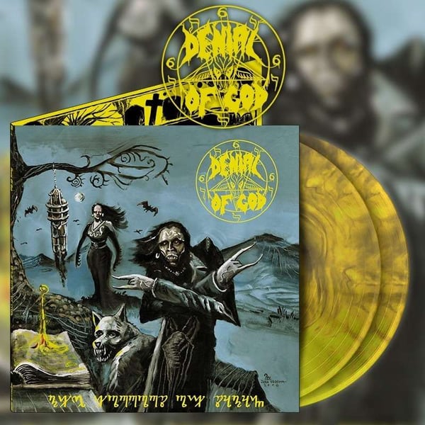 Image of "The Horrors Of Satan" 2LP (yellow/black vinyl)