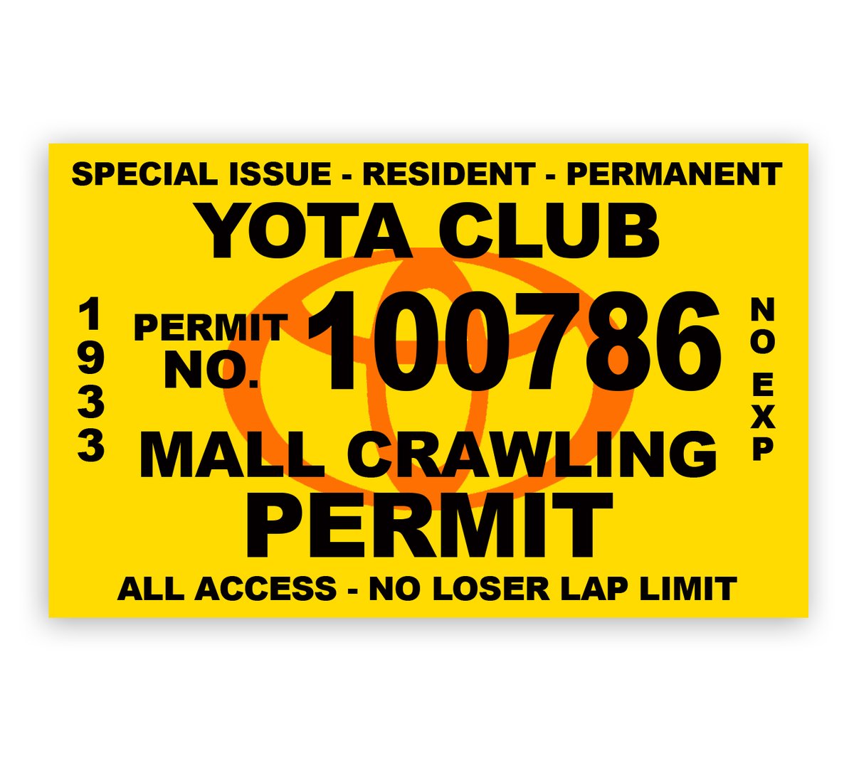 mall-crawling-permit-decal-4-yota-club