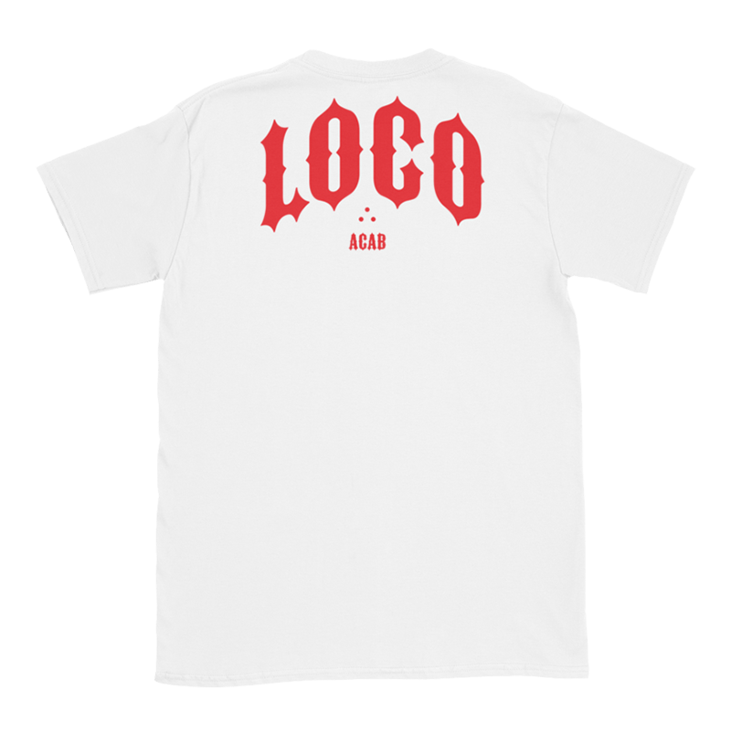 TEE WHITE RED LOCO.:.GANG 
