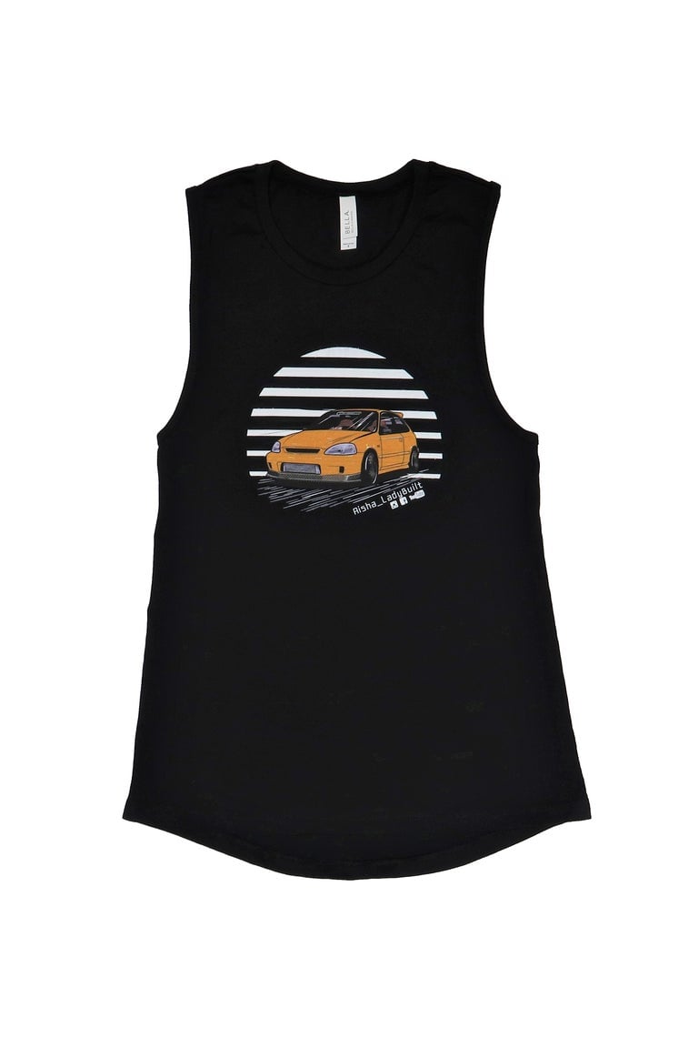 women's v neck muscle tank