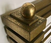 Image 3 of Mid-Century Brass and Bronze Bed Frame by Frigerio, Italy