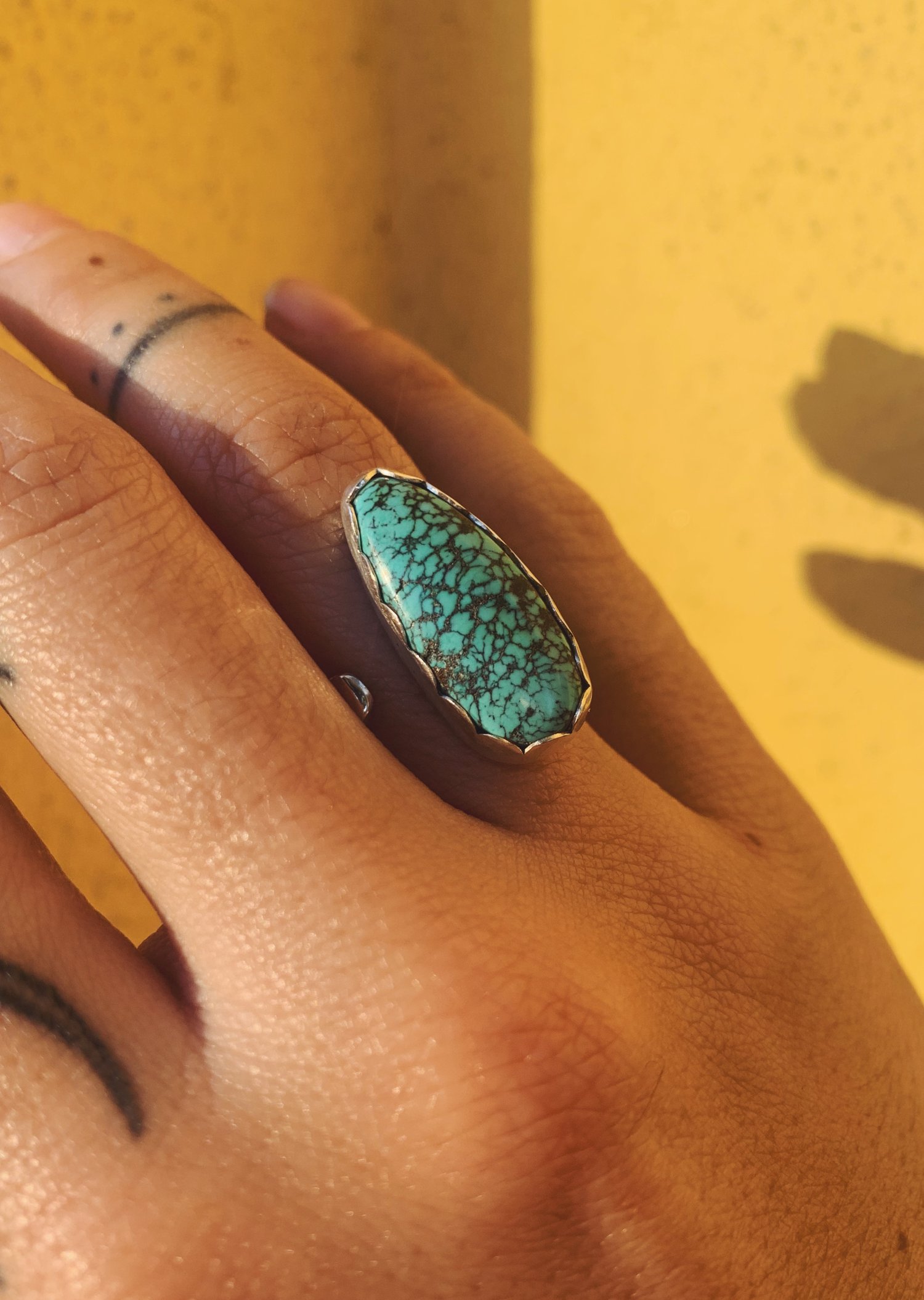 Image of Adjustable Turquoise Ring