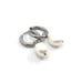 Image of Hoop Earrings Barockperle silber