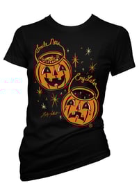 Image 1 of Woman’s Smile Now Cry later Pumpkin T-shirt