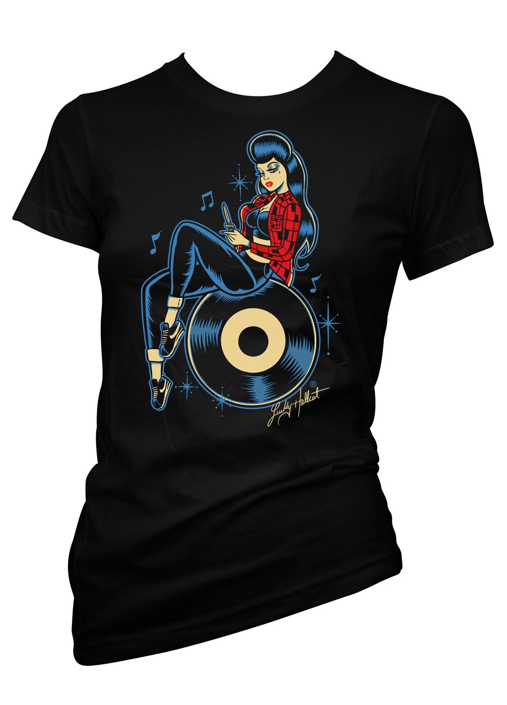 Woman’s Rock n Roll Gangster T-shirt 