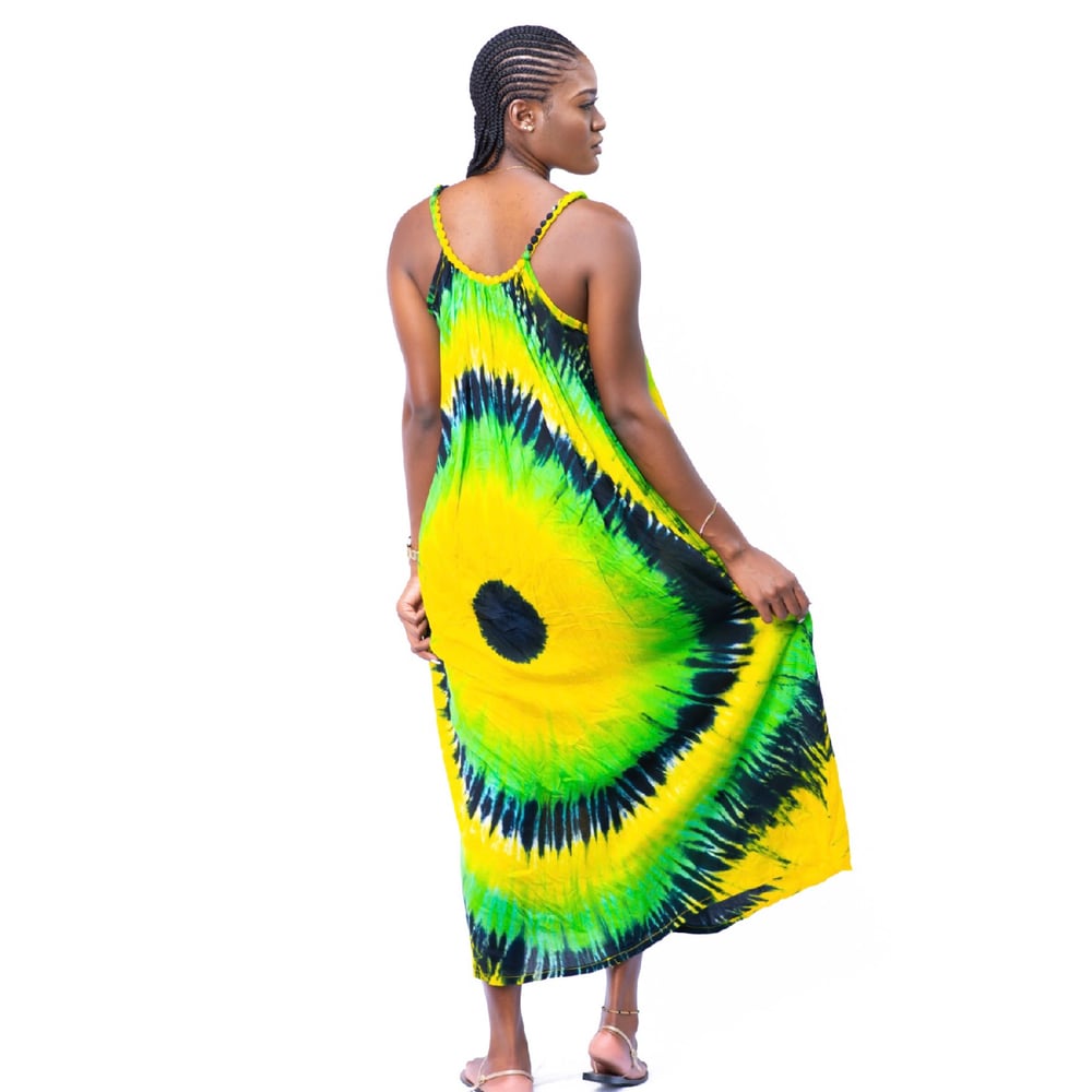  Jamaica  TyeDye Ballrope Dress  Everything Jamaica 